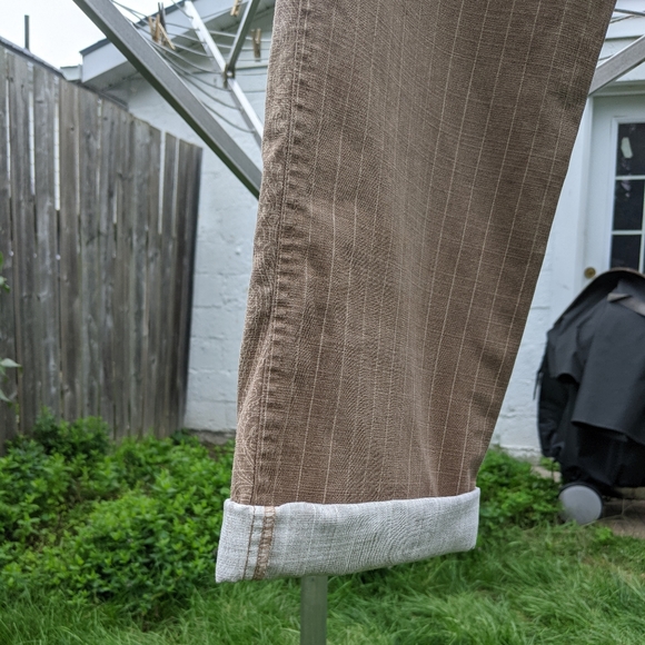 Olsen Mixed Stripe/Paisley Print Jeans - Picture 7 of 7